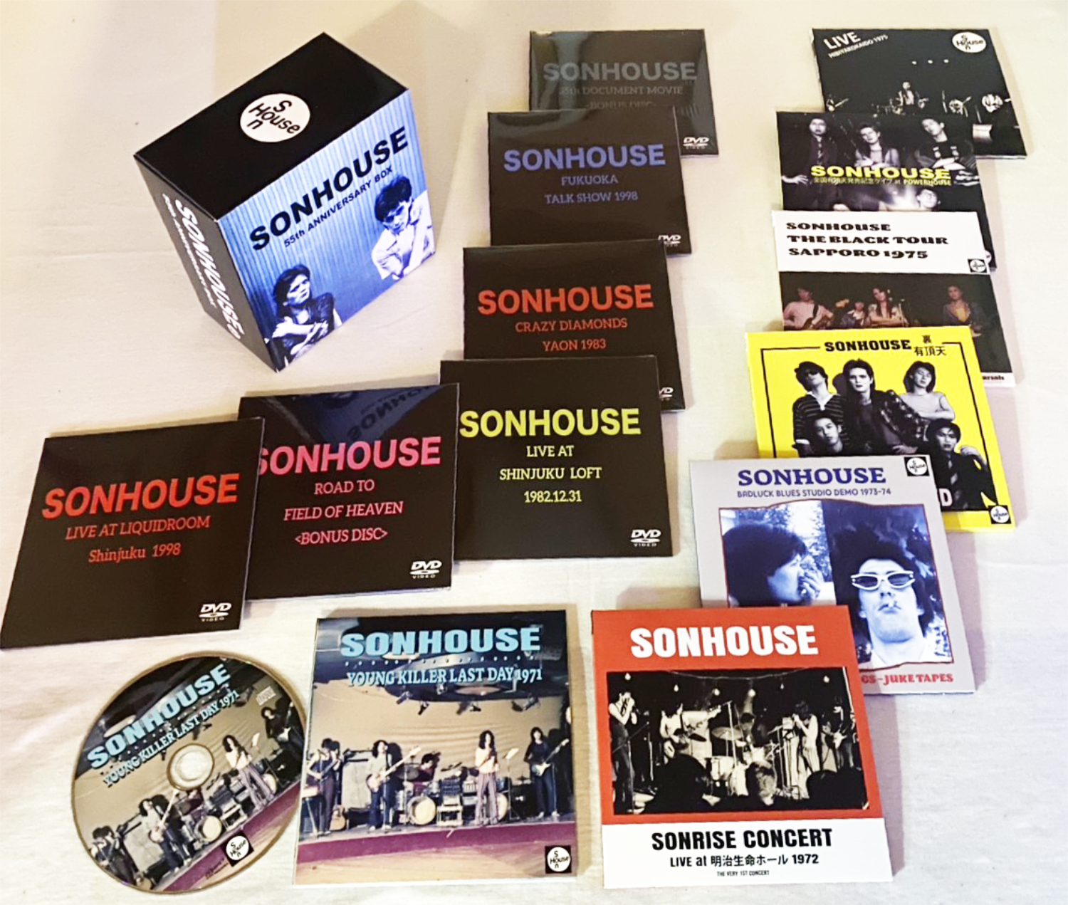 【サンハウス55周年記念BOX】SONHOUSE　完全限定生産ボックス　新品 サンハウス55周年記念ボックス ［7CD+6DVD］＜完全限定生産盤＞/サンハウス